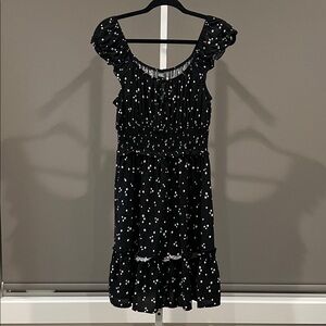 Wild Fable Black & White Floral Dress